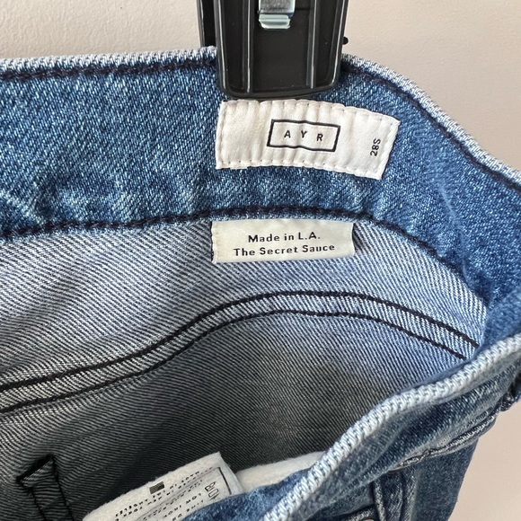AYR The Secret Sauce jeans size 28S - Picture 6 of 8